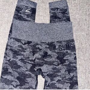 Gymshark Camo Leggings Gray